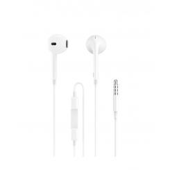 Eightt EAUR-APW auricular y casco Auriculares Alámbrico Dentro de oído Llamadas/Música Blanco
