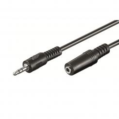 EWENT EC1651 cable de audio 3 m 3,5mm Negro