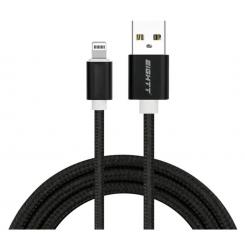 Eightt ECI-2B cable de conector Lightning 1 m Negro
