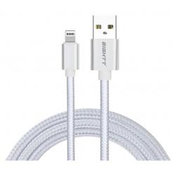 Eightt ECI-2S cable de conector Lightning 1 m Plata