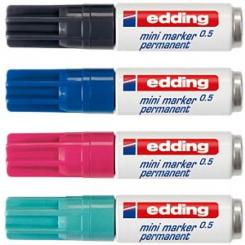 Edding 0,5 Minimarcador permanente color azul