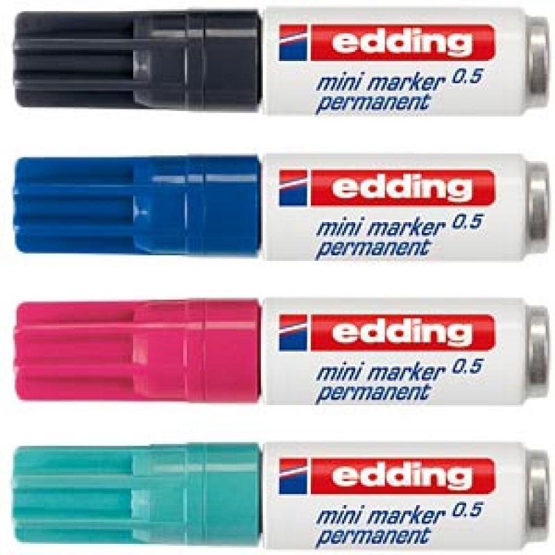Edding 0,5 Minimarcador permanente color azul