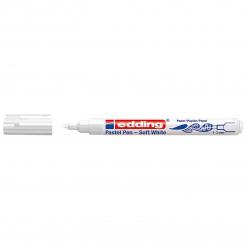 Edding 1500 Marcador Pastel Pen blanco semitransparente