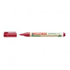 Edding 25 Marcador EcoLine permanente punta redonda. Trazo de 1 mm. Color rojo
