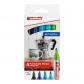 Edding 3000 Pack 5 marcadores. Colores: negro, azul, azul claro, verde claro y azul turquesa