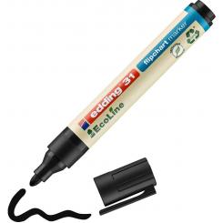 Edding 31 Marcador EcoLine para flipcharts punta redonda. Trazo de 1,5 - 3 mm. Color negro