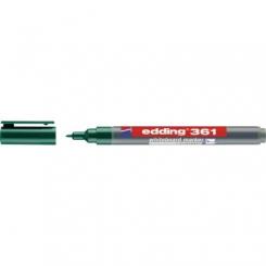 Edding 361 Marcador para pizarras blancas con punta redonda. Trazo: 1 mm. Color verde