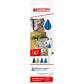 Edding 4600 Pack 5 rotuladores textiles. Colores básicos (negro, rojo, azul, verde y amarillo)