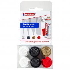Edding 5200 Blister con 6 cabezales pulverizantes para spray