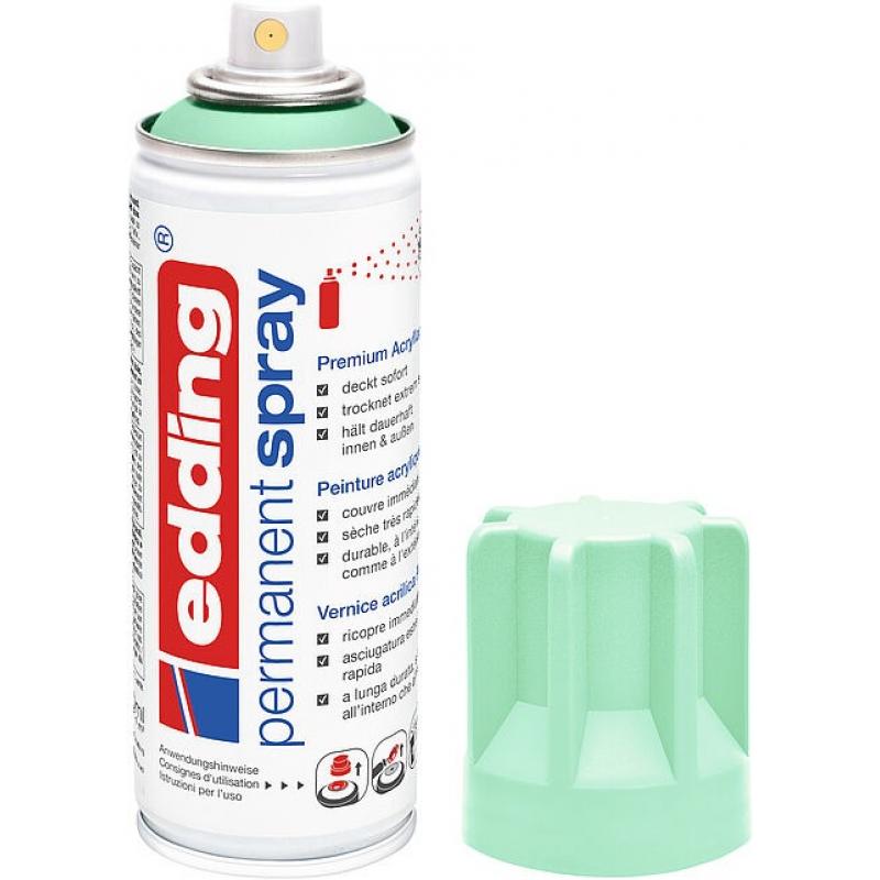 Edding 5200 Spray edding pintura acrílica en aerosol. Color neo menta mate