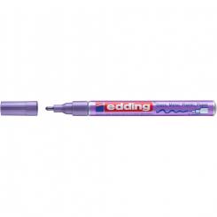 Edding 751 Marcador con tinta opaca brillante, punta redonda. Trazo: 1-2 mm. Color violeta