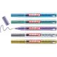 Edding 780 Pack 5 marcadores. Surtido (colores oro, plata, violeta metálico, verde metálico y azul claro metálico)