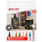 Edding 780 Pack 5 marcadores. Surtido metálicos (colores negro, blanco, oro, plata y cobre)