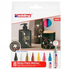 Edding 780 Pack 5 marcadores. Surtido metálicos (colores negro, blanco, oro, plata y cobre)