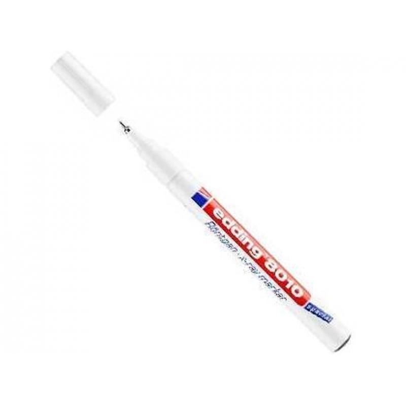 Edding 8010 Marcador para rotulación de radiografías. Trazo aprox. 0,8 mm. Color blanco