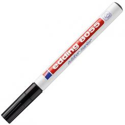 Edding 8055 Blister con 1 marcador permanente con tinta pigmentada. Color negro