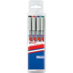 EDDING Rotulador OHP Bolsa con 4 Rotuladores M. Surtidos