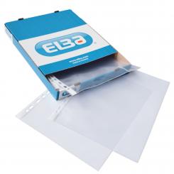ELBA Caja 100 Fundas Taladro Standard A4 Cristal 70 Micras