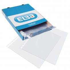 ELBA Caja 100 Fundas Taladro Standard Fº Cristal 70 Micras