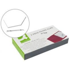 Encuadernador fastener Q-CONNECT plateado caja de 50 unidades