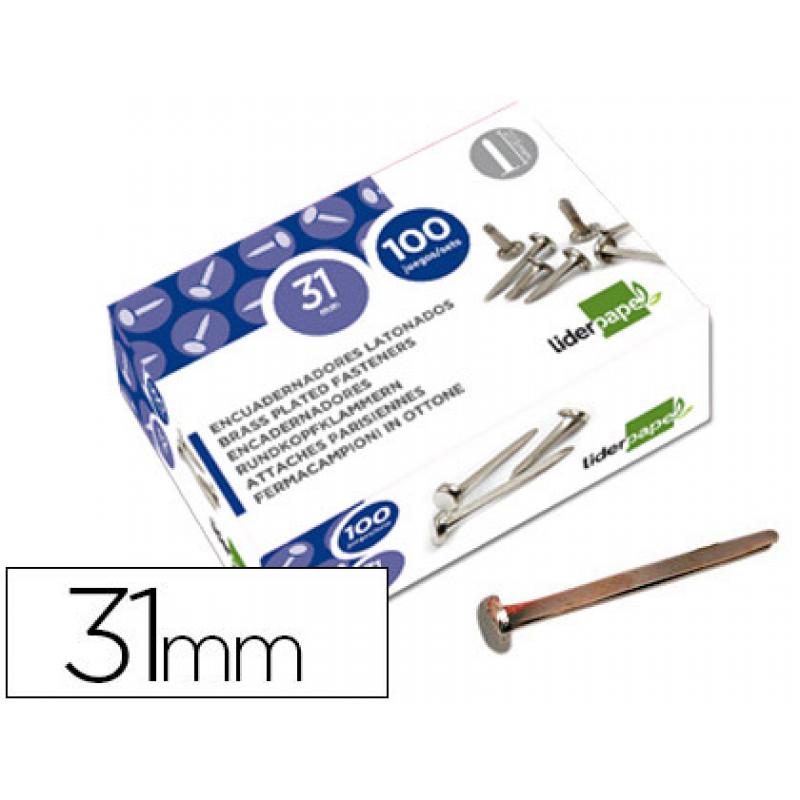 encuadernadores-liderpapel-niquelados-n7-31-mm-caja-de-100-unidades