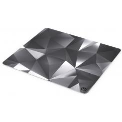 ENDORFY Crystal Black L Alfombrilla de ratón para juegos Negro, Blanco