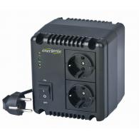 EnerGenie EG-AVR-1001 regulador de voltaje 2 salidas AC 140 - 270 V Negro