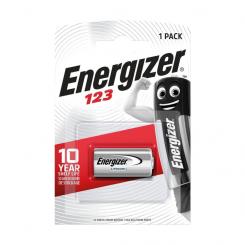ENERGIZER pila litio FOTO CR123 3V blister*1