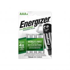 Energizer Power Plus Pila Recargable Hr03 Aaa 700Mah Blister*4
