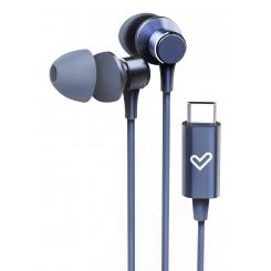 Energy Sistem Metallized Type C Auriculares Alámbrico Dentro de oído Llamadas/Música USB Tipo C Azul