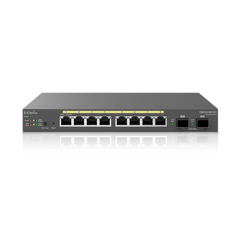 engenius-ews2910p-fit-switch-gestionado-l2-gigabit-ethernet-10-100-1000-energia-sobre-ethernet-poe-negro