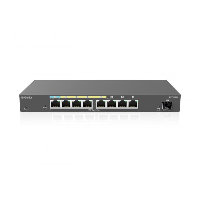engenius-ext1109p-switch-l2-gigabit-ethernet-10-100-1000-energia-sobre-ethernet-poe-gris