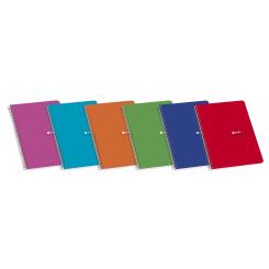 ENRI Cuadernos tapa blanda Fº 80H.Liso Srtd