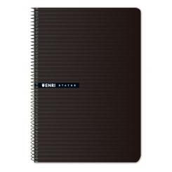 ENRI Cuadernos tapa dura 4º 100H.4X4 Negro