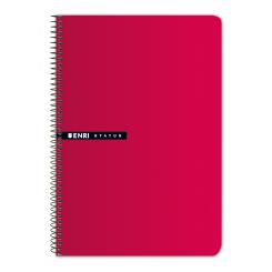 ENRI Cuadernos tapa dura 4º 100H.4X4 Rojo