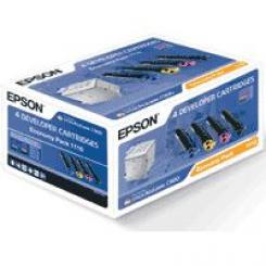 Epson Aculaser C-900 Toner, Pack 4 Colores Baja Capacidad / 1500 pag