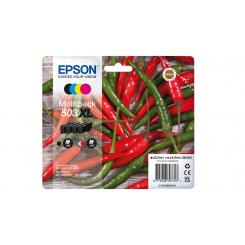 EPSON Cartucho 4 colores Multipack 503XL Negro/503CMY  WF-2960DWf,WF-2965DWf, XP-5205 Pimiento