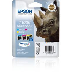 Epson Cartucho Multipack 3 Colores (Cyan T100240, magenta T100340 y amarillo T100440)