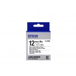 Epson Cinta Epson Papel mate - Lk-4Wbb Negra/Blanca para Papel mate 12/9