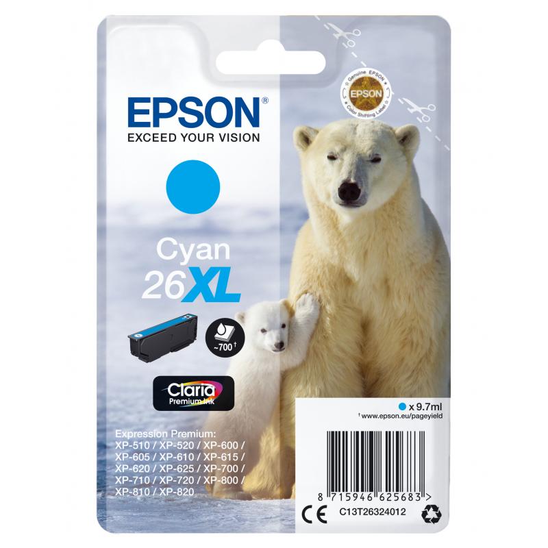 epson-claria-premium-cartucho-cian-26xl-altablister-alarma-acustico-radiofrecuencia-700-pag
