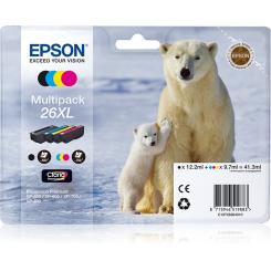 Epson Claria Premium Cartucho Multipack 4 Colores 26XL Alta Capacidad Expression Premium XP-510