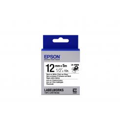 EPSON Epson Label Cartidge Iron on LK-4WBQ Black/White 12mm (5m)