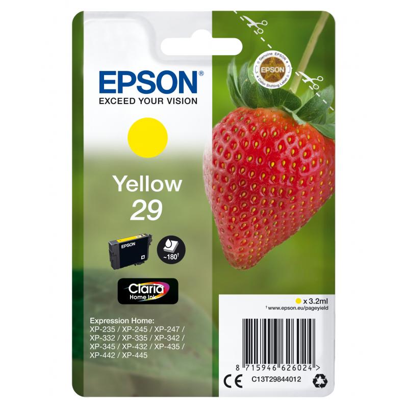 epson-expression-home-xp-235-cartucho-amarillo-nº29