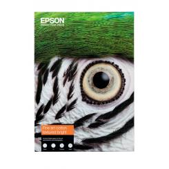EPSON GF Papel Fine Art Cotton Textured Bright II, A2 25 Sheets