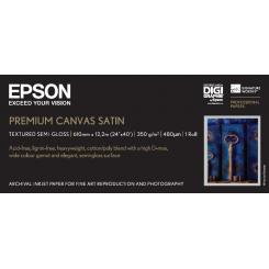EPSON GF Papel Premium Canvas Satin, 24&quot  x 12.2m, 350g/m2