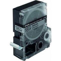 Epson Labelworks Etiqueta Plateado Con Texto negro - 18mm X 1,5M (LC-5Sbr1)