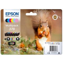 Epson Multipack 6-Colours 378 Claria photo HD ink Con Rf