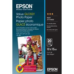 Epson Papel Foto Brillante 10X15cm - 20 hojas
