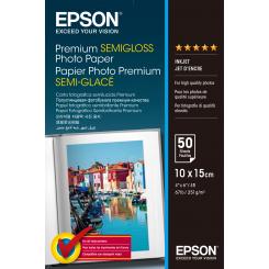 Epson Premium Semi-Gloss Photo Paper - 10x15cm - 50 hojas
