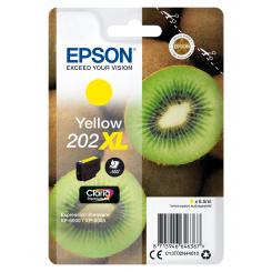 Epson Singlepack Yellow 202XL Claria Premium ink Con Rf